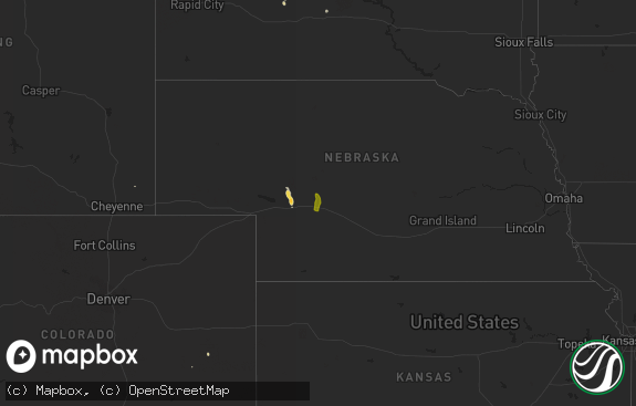 Hail map preview on 07-29-2017