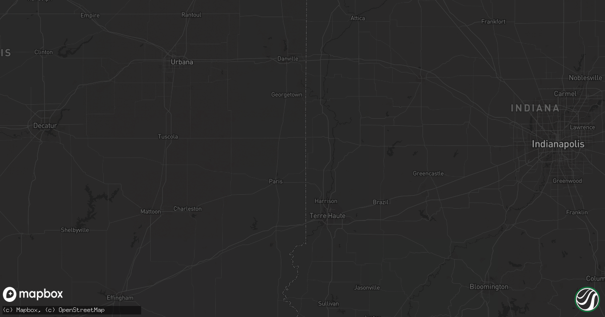 Hail map in Farmington, NY on July 29, 2020