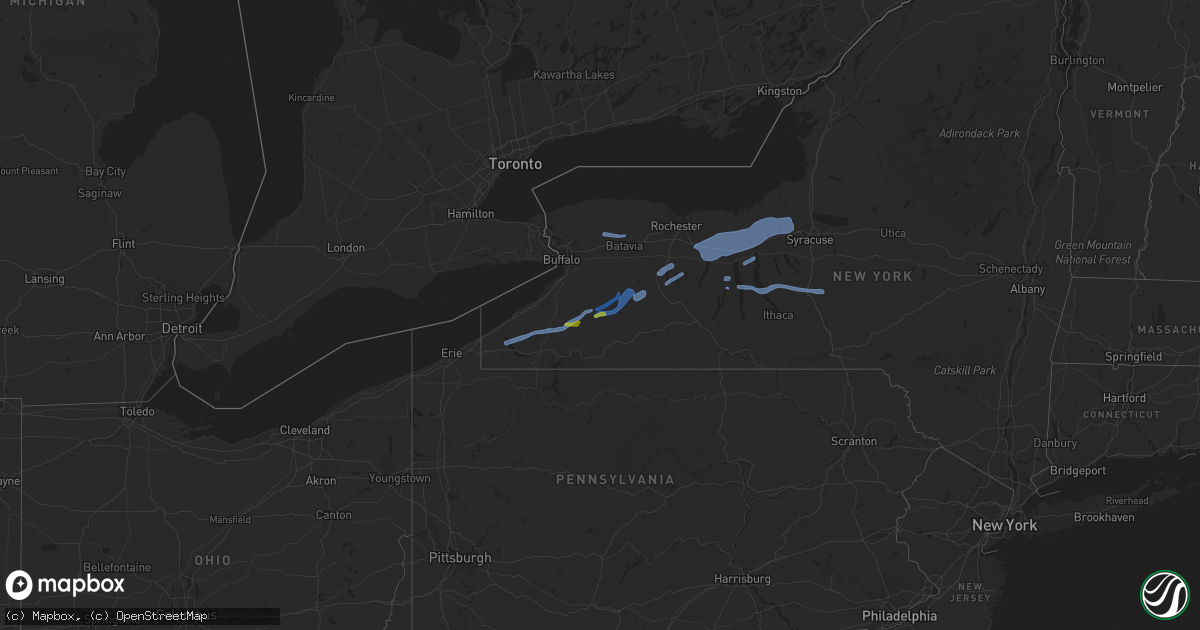 Hail map on July 29, 2020