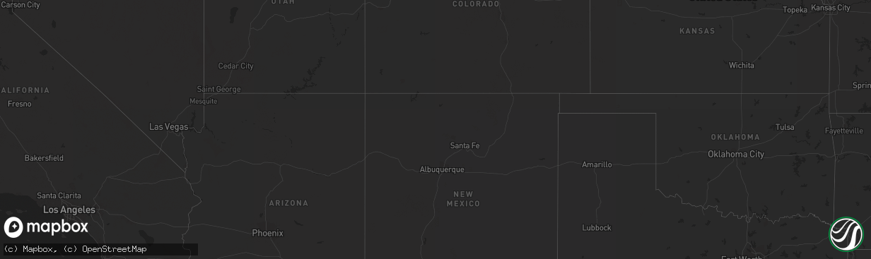 Hail map in Arizona on July 29, 2023