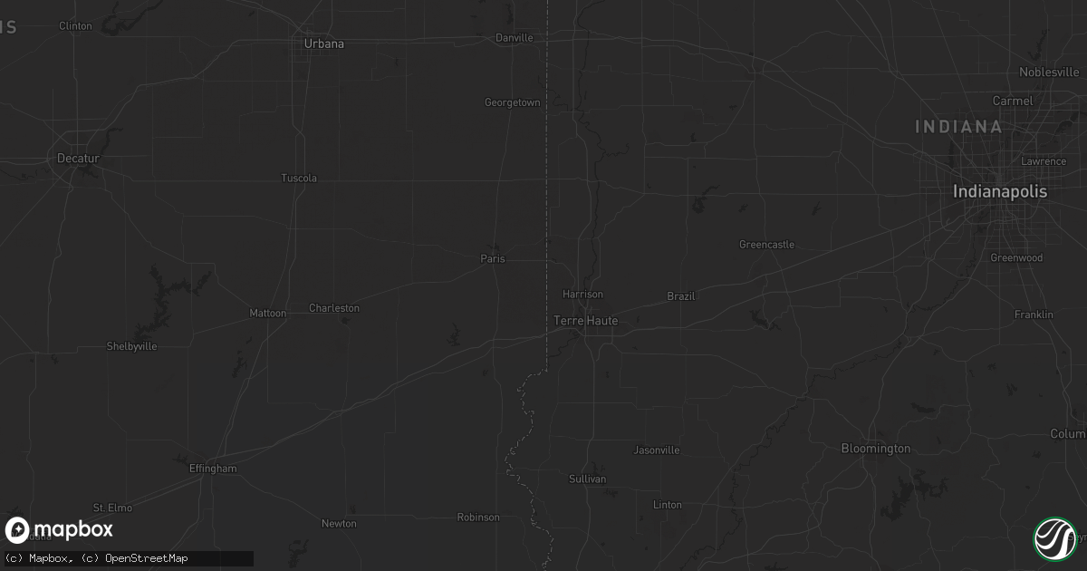 Hail map in Springfield, VA on July 29, 2023