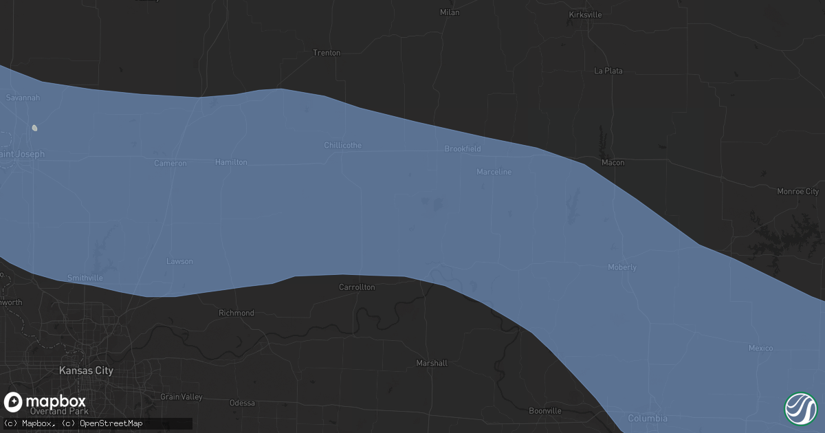 Hail map in Sterling, NE on July 29, 2023