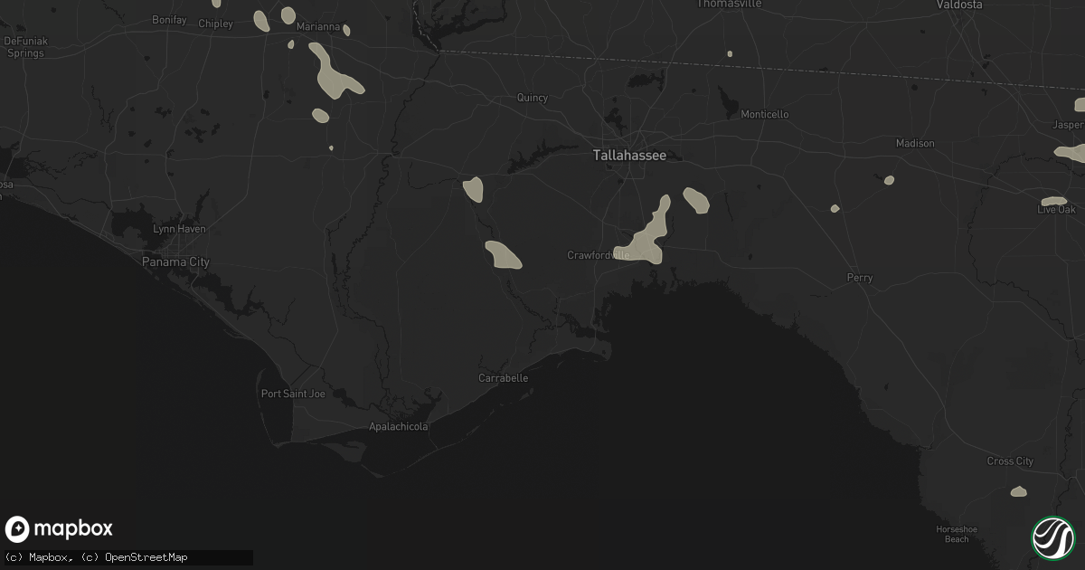 Hail map in Sopchoppy, FL on July 29, 2026