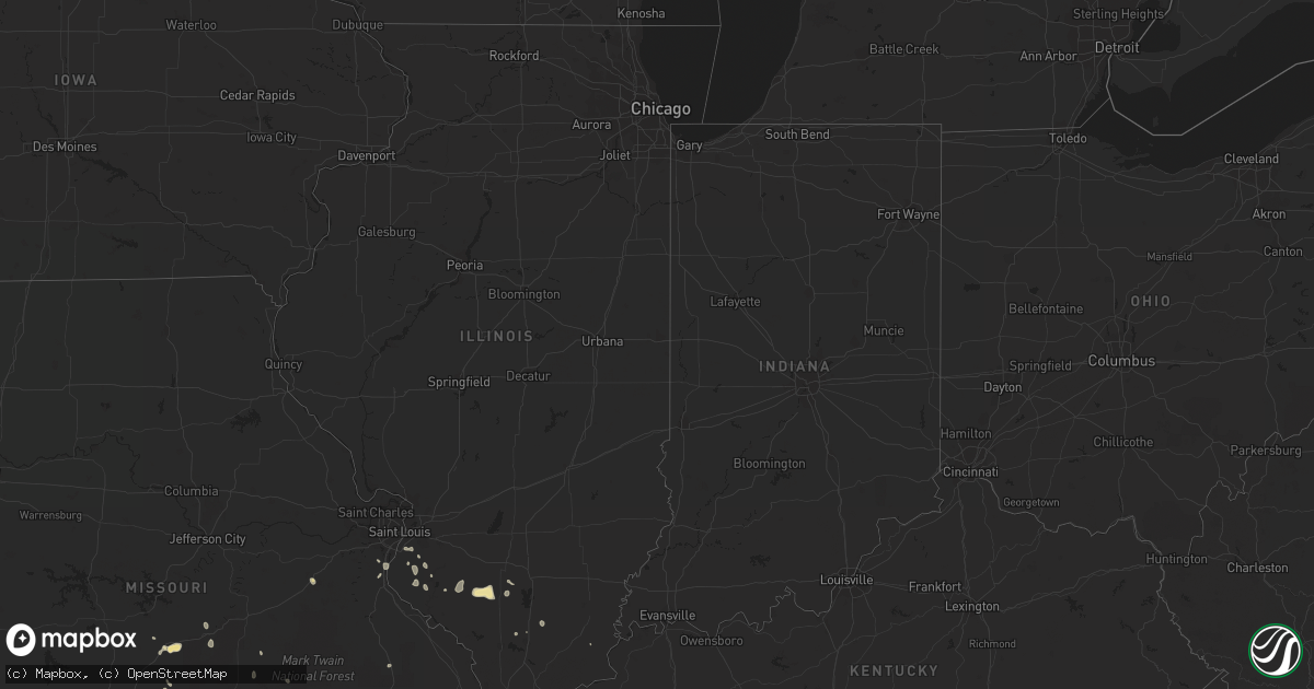 Hail map in Tennessee on July 30, 2011