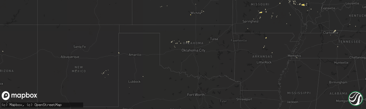 Hail map on July 30, 2011