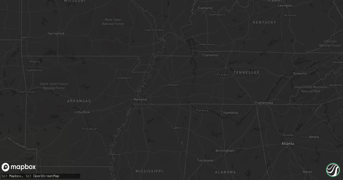 Hail map on July 30, 2013