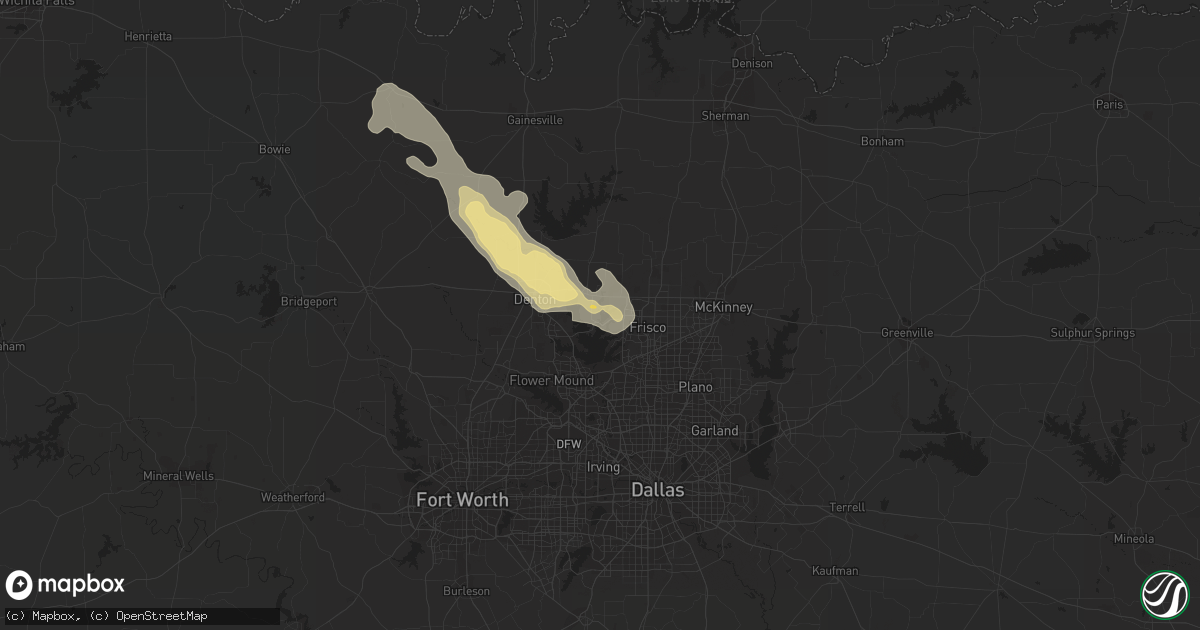 Hail map in Little Elm, TX on July 30, 2014