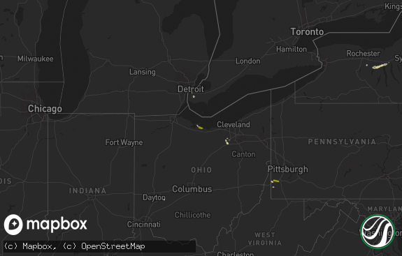 Hail map preview on 07-30-2014