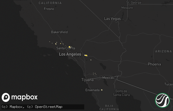 Hail map preview on 07-30-2015