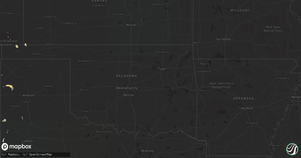 Hail map on July 30, 2017