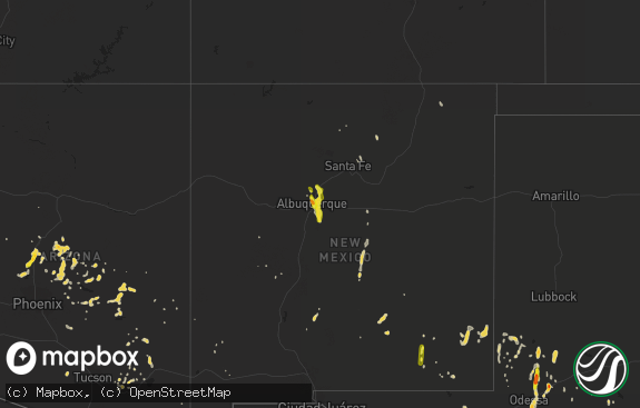 Hail map preview on 07-30-2018