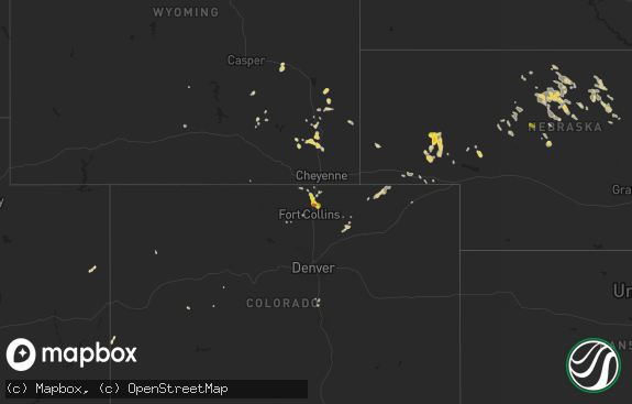 Hail map preview on 07-30-2021