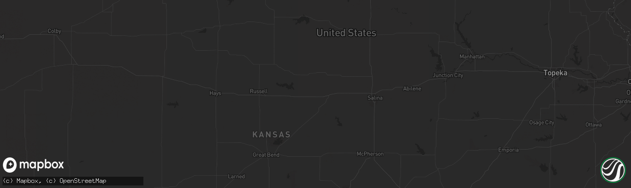 Hail map in Benson, MN on July 30, 2022