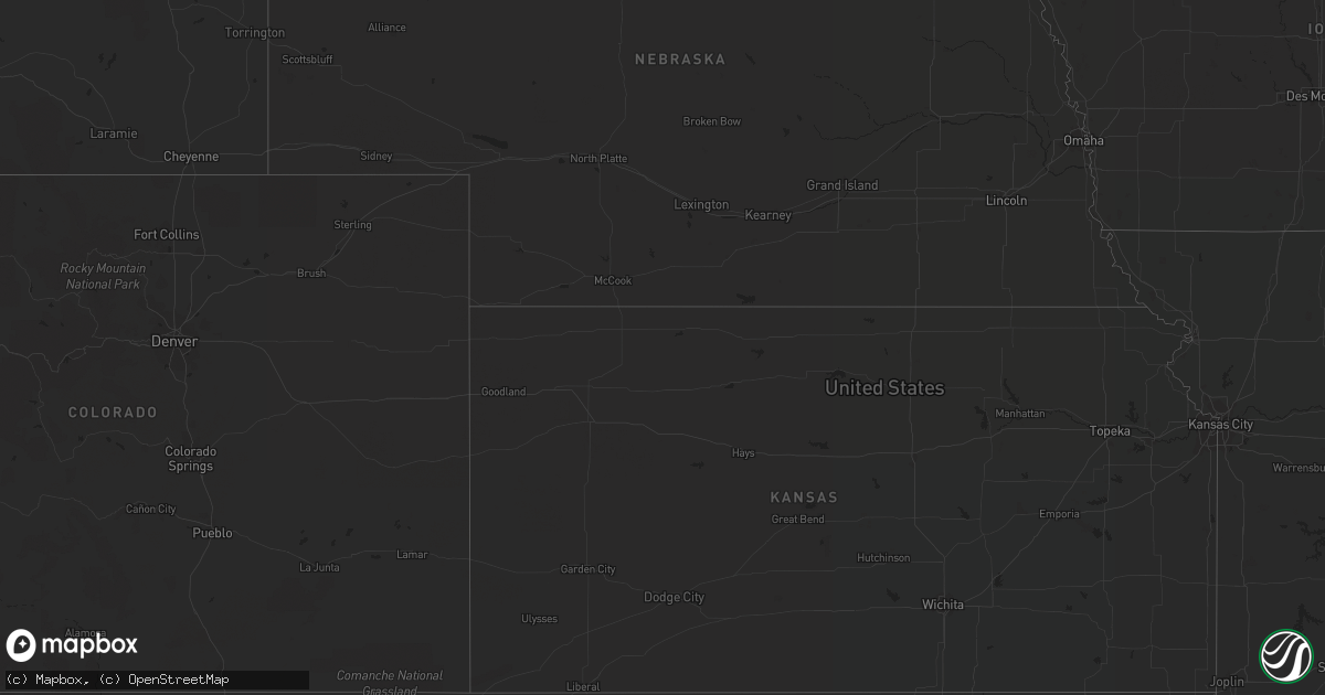 Hail map in North Dakota on July 30, 2022