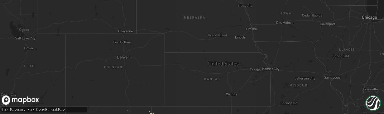 Hail map on July 30, 2022