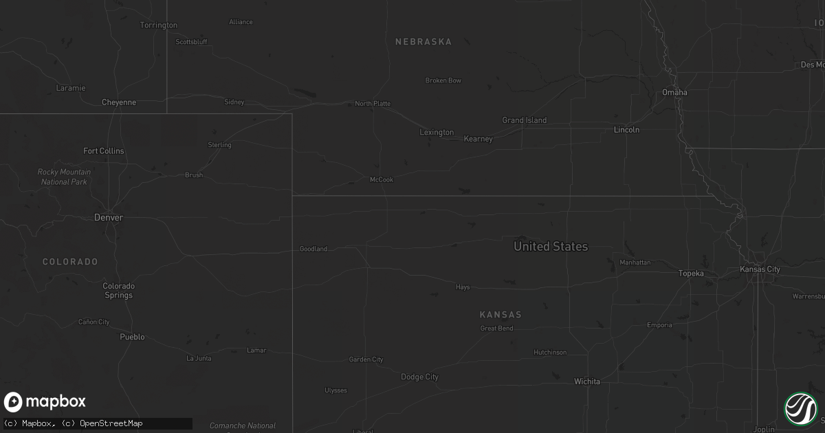 Hail map on July 30, 2022