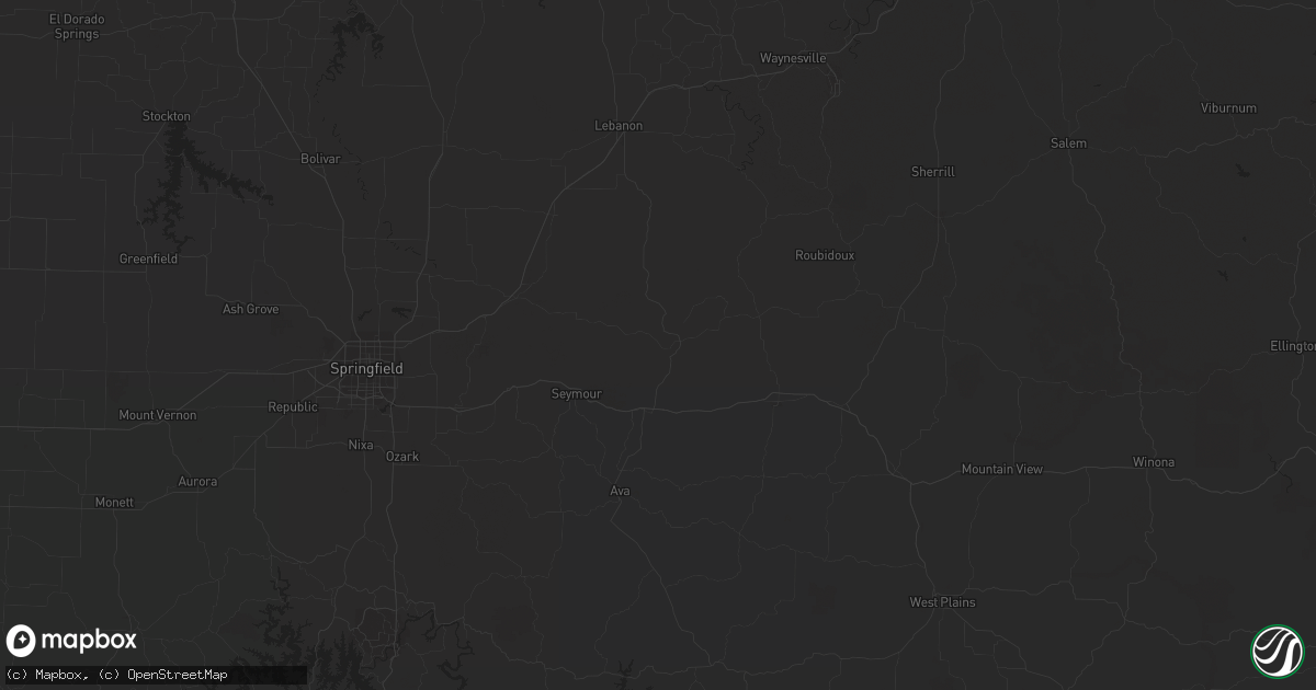Hail map in Blue Springs, MO on July 30, 2023