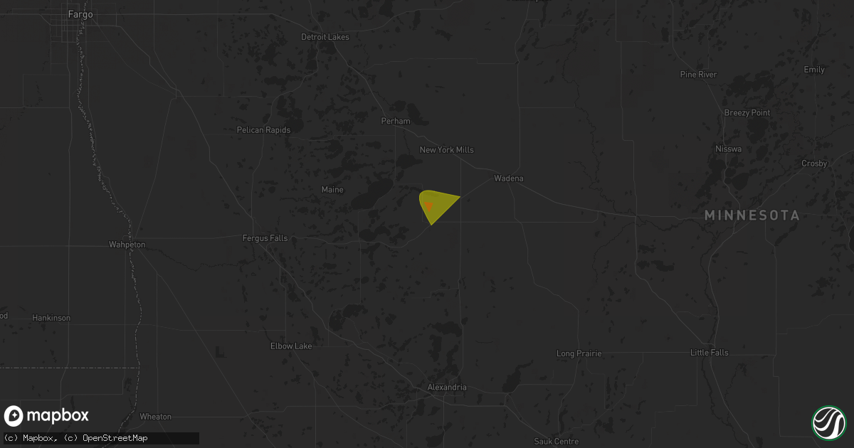 Hail map in Henning, MN on July 30, 2024