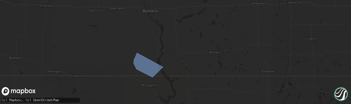 Hail map in Linton, ND on July 30, 2024