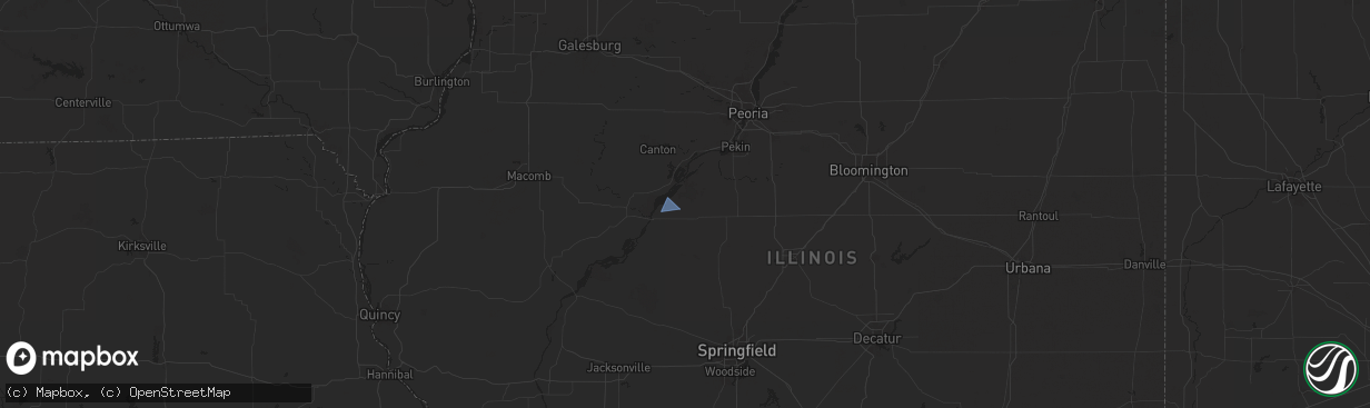 Hail map in Topeka, IL on July 30, 2024