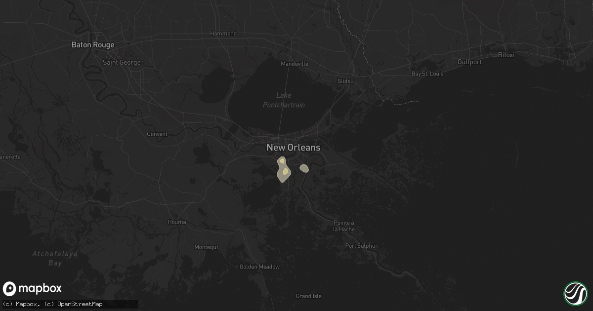 Hail Map in Gretna LA on July - Sales Meta