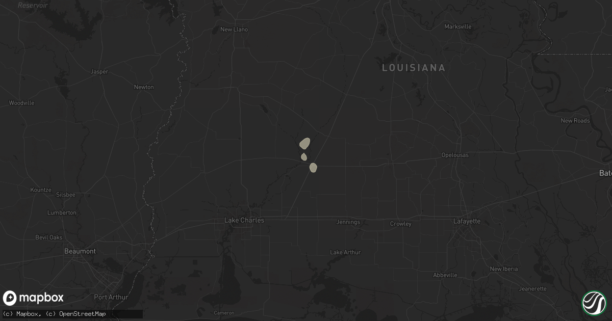 Hail Map in Kinder LA on July - Sales Meta
