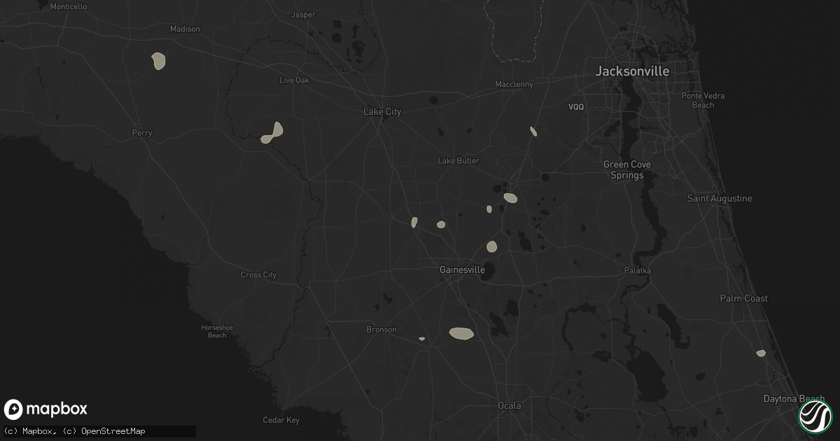 Hail map in Alachua, FL on July 30, 2026