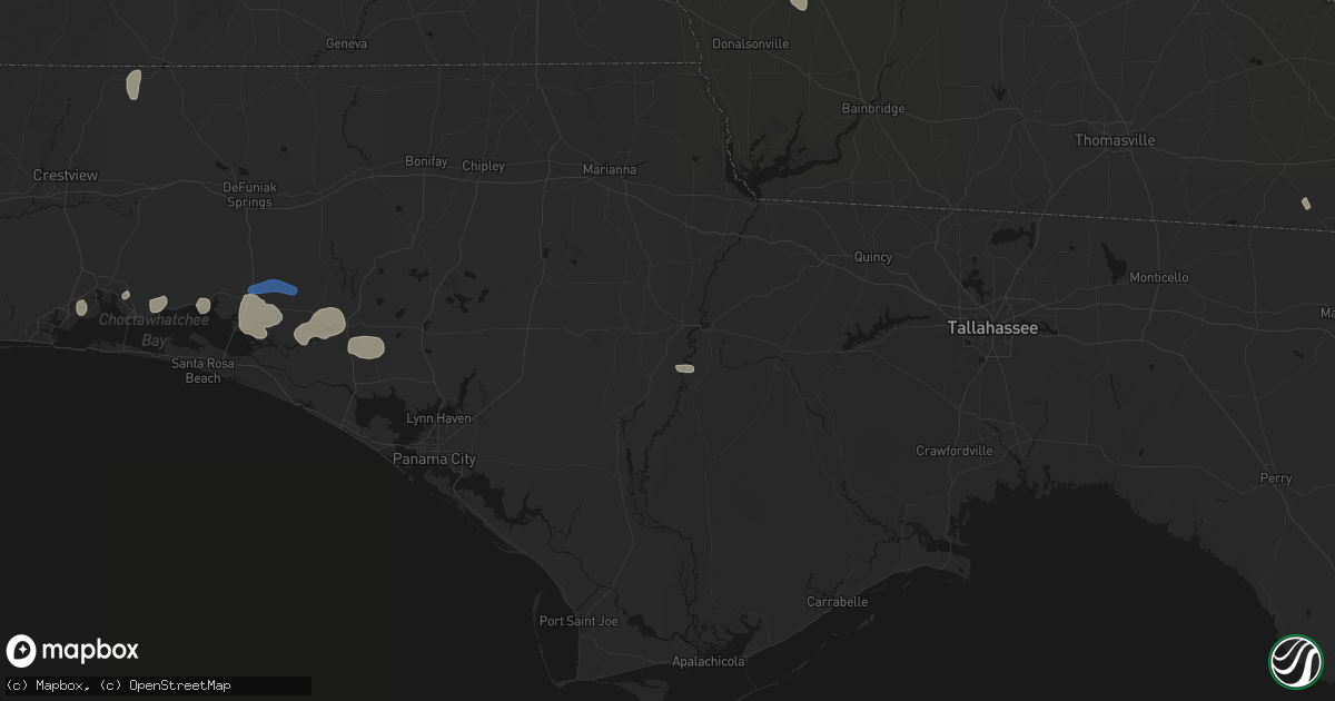 Hail map in Blountstown, FL on July 30, 2026