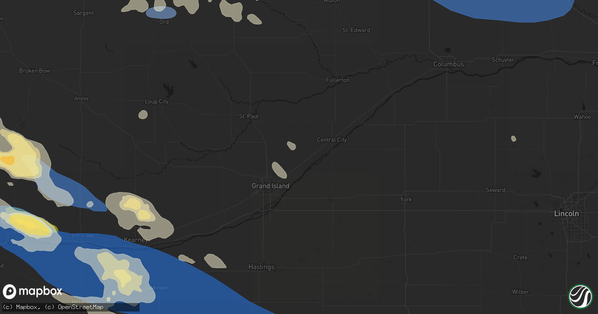 Hail map in Chapman, NE on July 30, 2026
