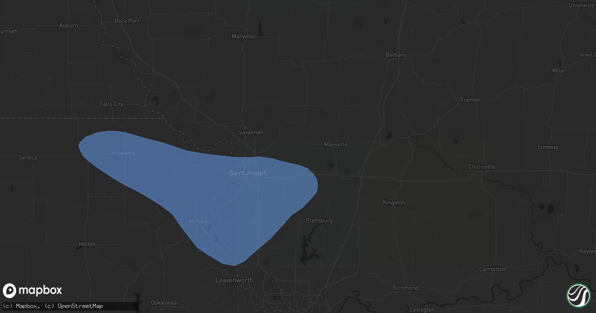 Hail map in Clarksdale, MO on July 30, 2026