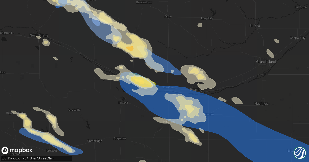 Hail map in Overton, NE on July 30, 2026