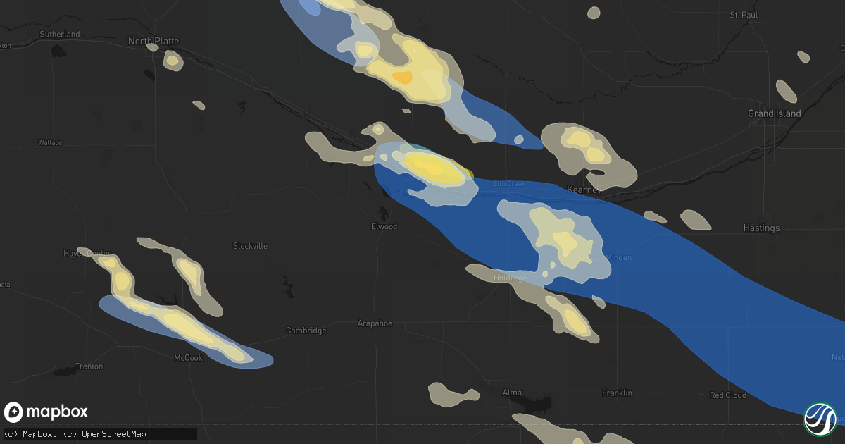 Hail map in Smithfield, NE on July 30, 2026