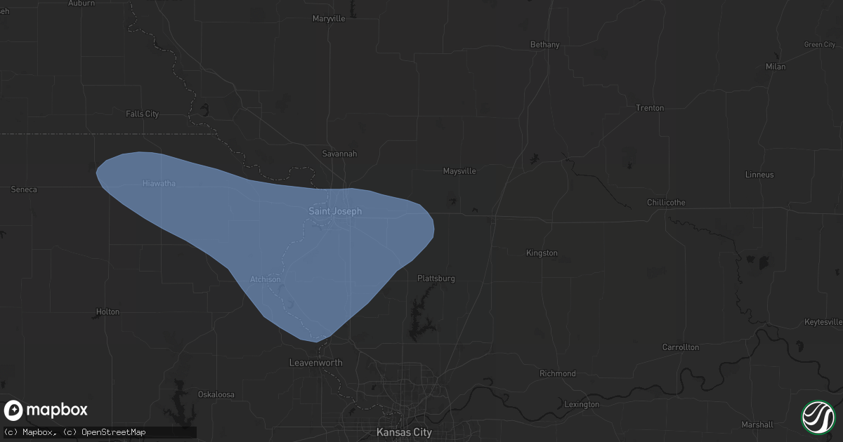 Hail map in Stewartsville, MO on July 30, 2026