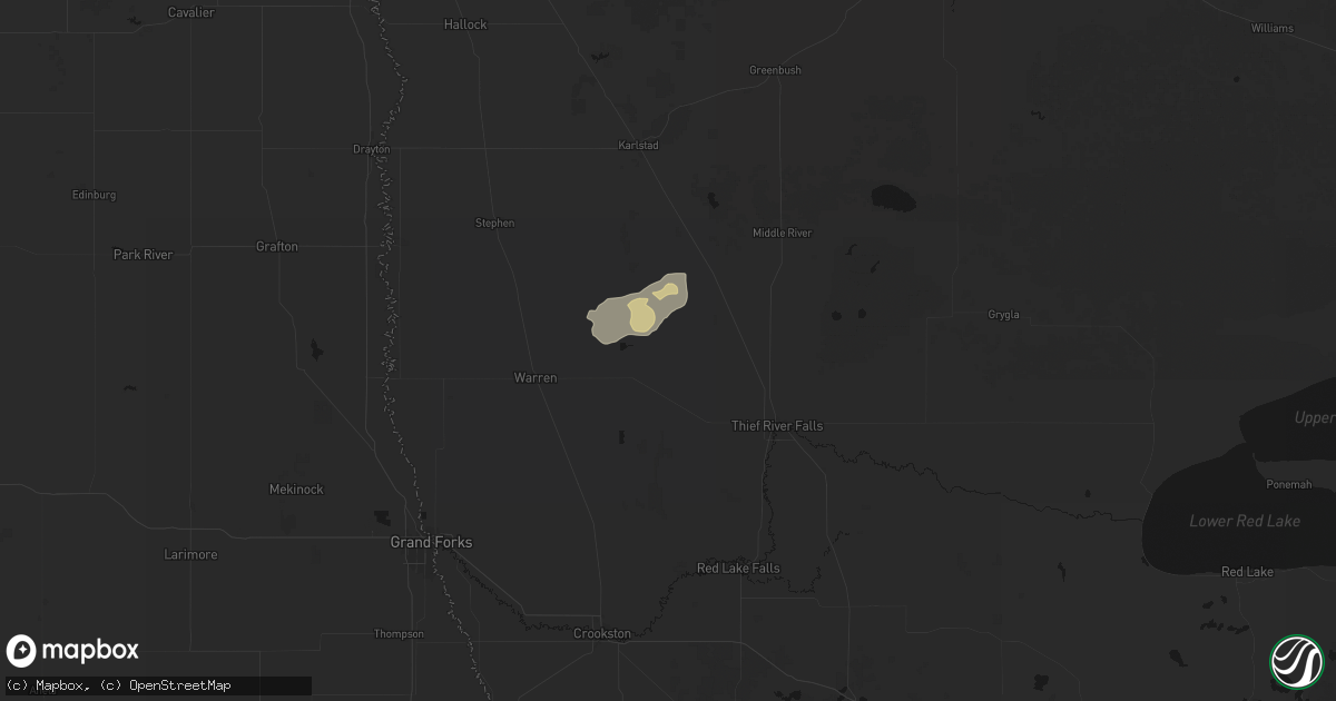 Hail map in Viking, MN on July 30, 2026