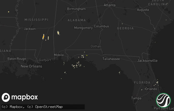 Hail map preview on 07-31-2012