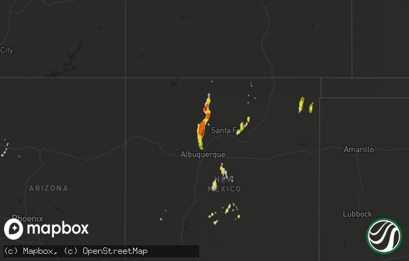 Hail map preview on 07-31-2018