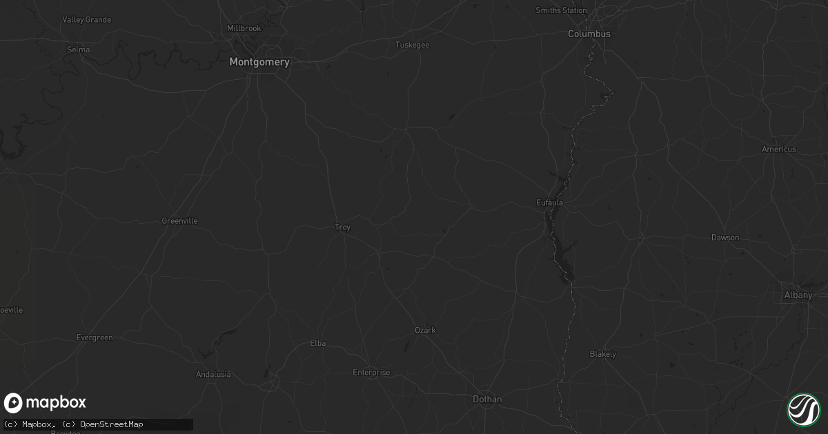 Hail map in Gonzales, LA on July 31, 2023