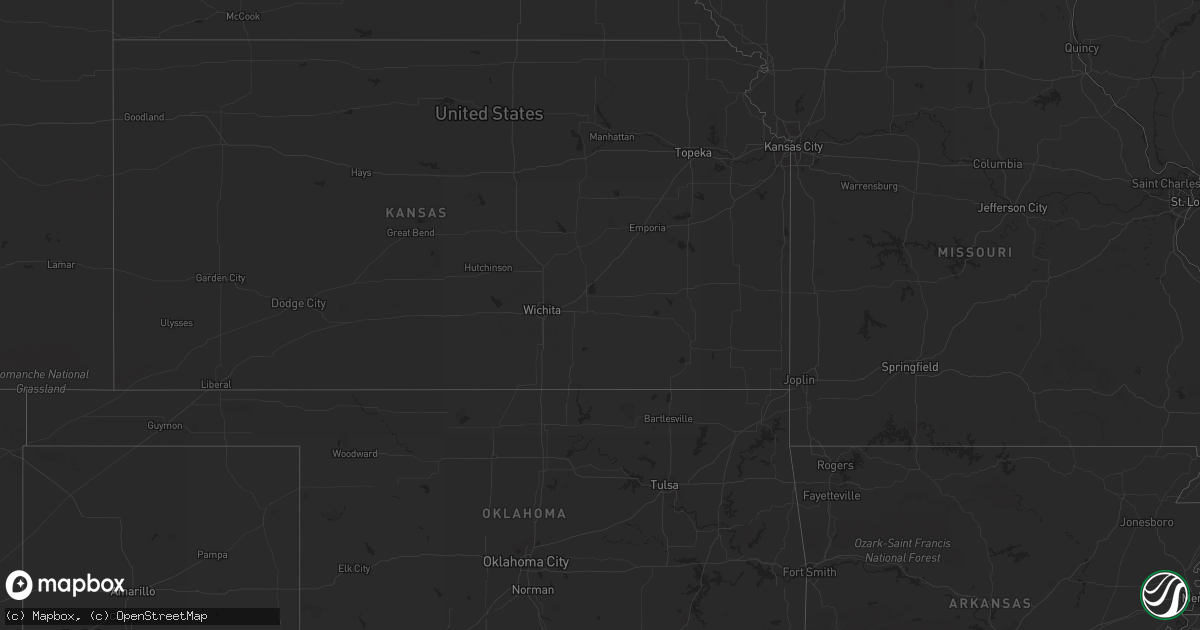 Hail map in New Mexico on July 31, 2023