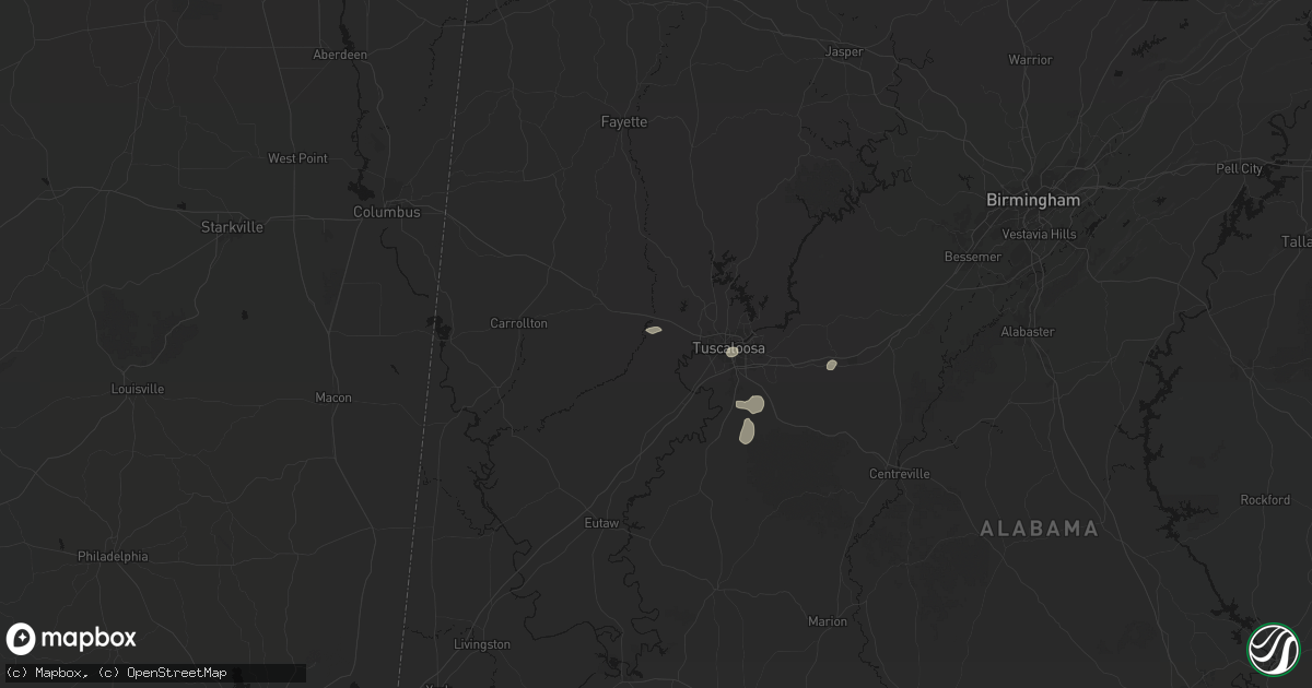 Hail map in Buhl, AL on July 31, 2026