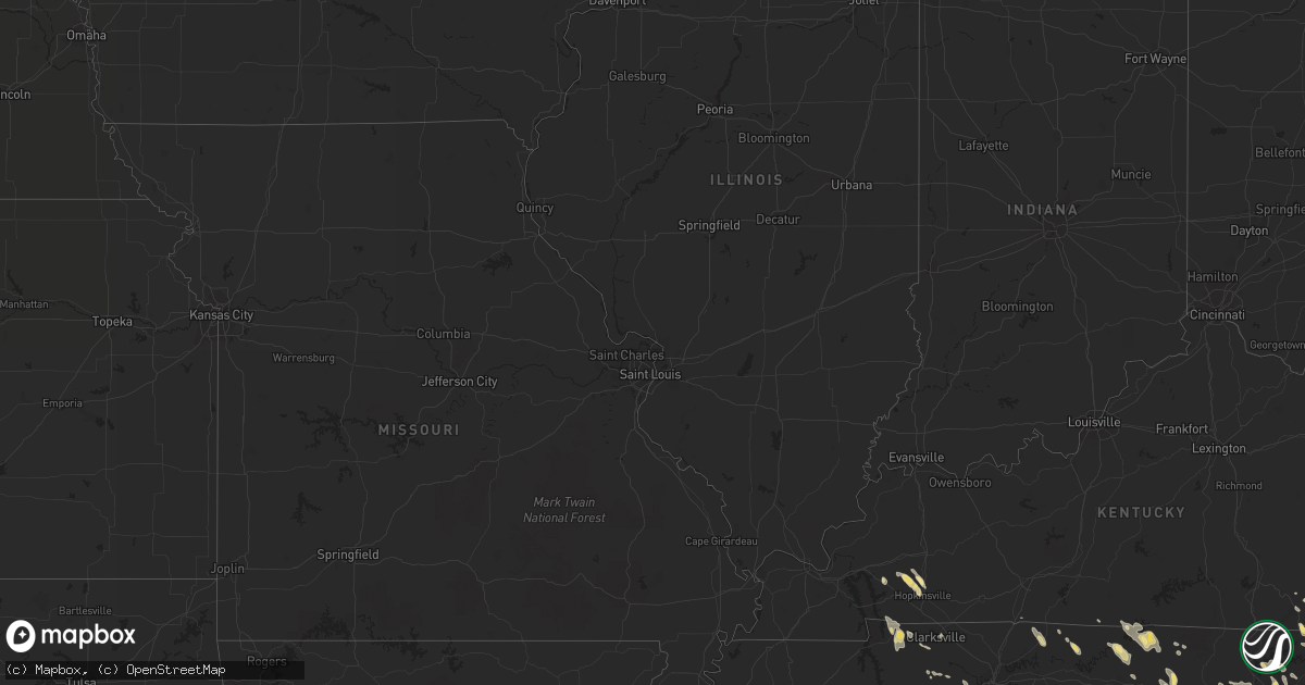 Hail map in Minnesota on August 1, 2012