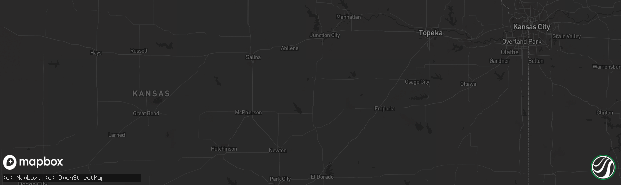 Hail map in Big Timber, MT on August 1, 2013