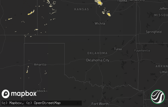 Hail map preview on 08-01-2013