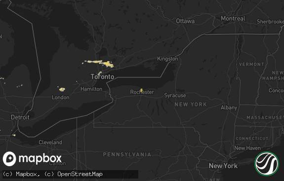 Hail map preview on 08-01-2014