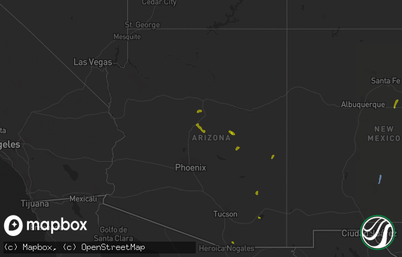 Hail map preview on 08-01-2020