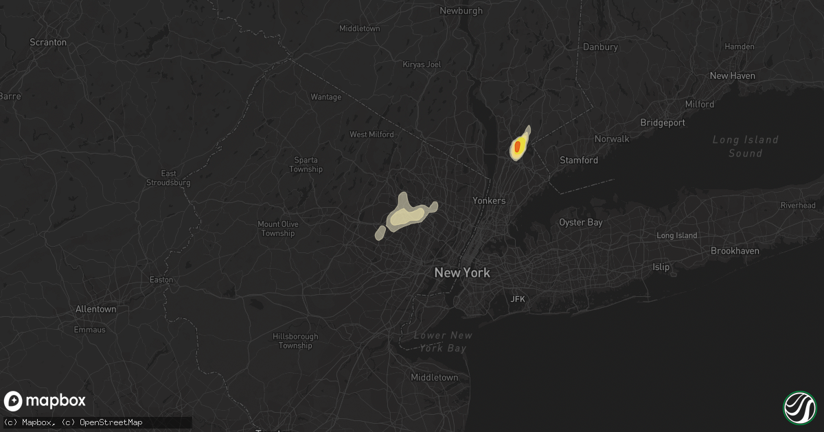 Hail map in Little Falls, NJ on August 2, 2017
