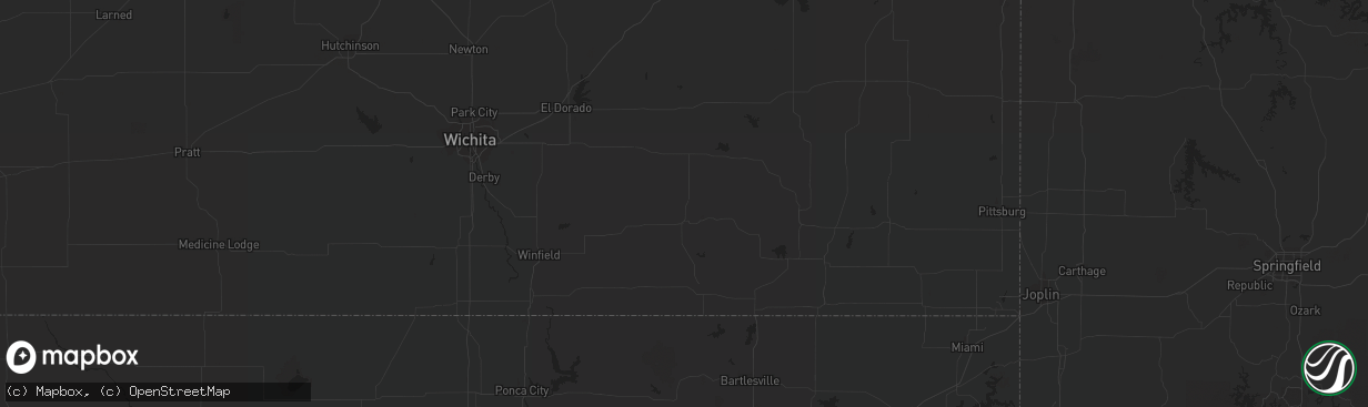 Hail map in Morocco, IN on August 2, 2018