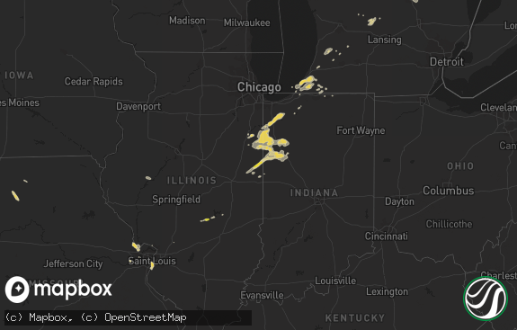 Hail map preview on 08-02-2018