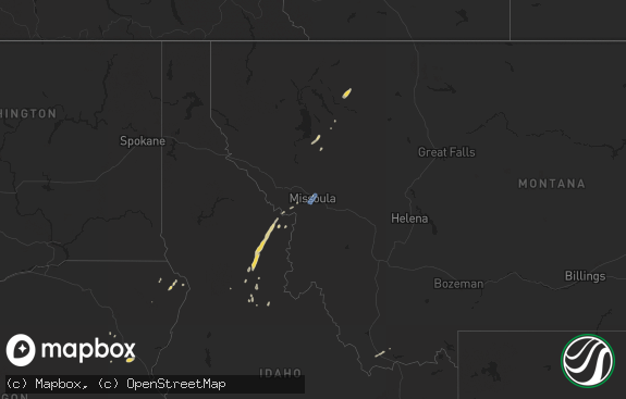 Hail map preview on 08-02-2019