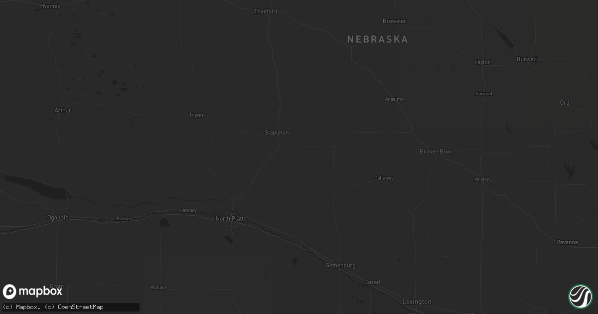 Hail map in Fillmore, UT on August 2, 2023