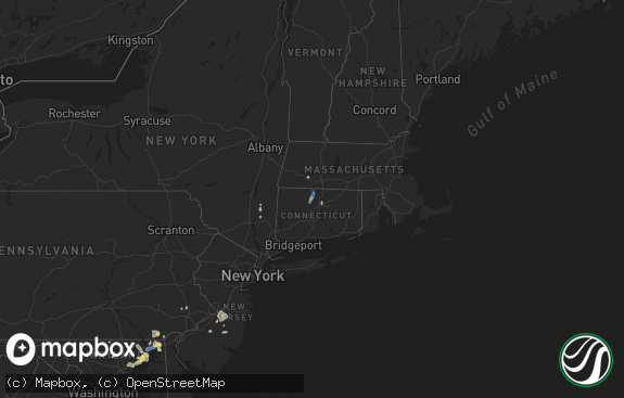 Hail map preview on 08-02-2024